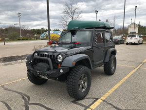 About time! Canoe on a Hitchmount-Rack
