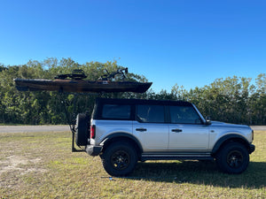 New Bronco with Hitchmount-Rack all ready for Spring!